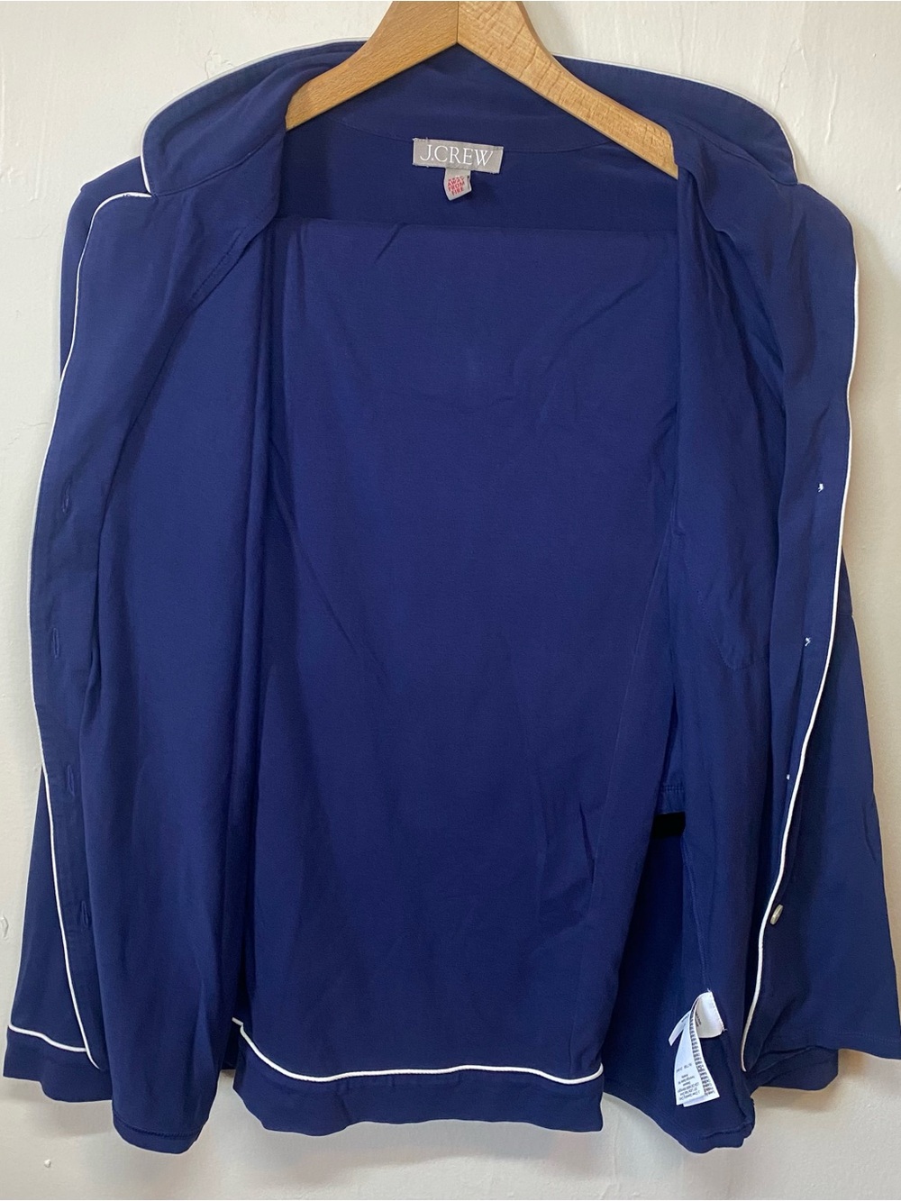 J.Crew Pajama Set Men’s Medium Blue Sleepwear Loungewear Shirt Pants
